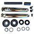 Hawkeye Bmx Crankset 19mm Chrome 3-piece Cranks W/BB Sets