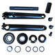 Sgvbicycles cranksets Hawkeye Bmx Crankset 19mm Chrome 3-piece Cranks W/BB Sets