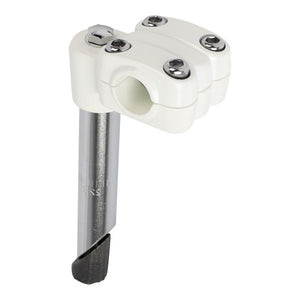 Uno Components Bicycle 4 Bolt Alloy Stem 21.1mm White, Cruiser, BMX Bike
