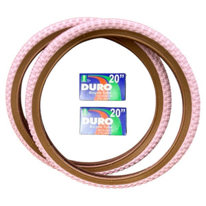 Wanda Components 20 x 1.75" / Light Pink/Gum Wanda Comp III BMX Tires 20 x 1.75"