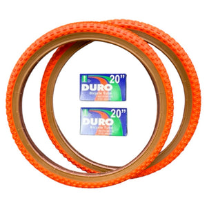 Wanda Components 20 x 1.75" / Orange/Gum Wanda Comp III BMX Tires 20 x 1.75"