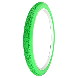 Wanda Components Green / 26x2.125" Wanda Diamond Tread Bicycle Colored Tire 26 x 2.125, for Beach Cruiser Bikes