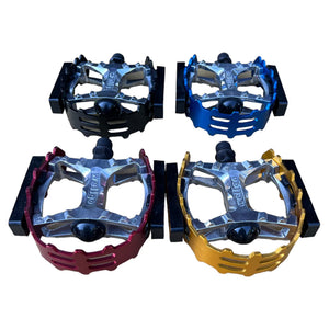 wellgo bicycle pedals Wellgo Bear Trap-alloy Cage Pedals -1/2-L/B Black