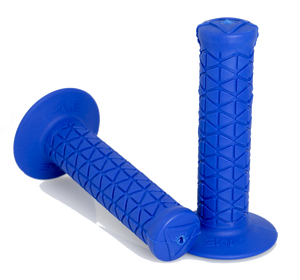 AME Grips Components,SGV Recommended Brands Blue AME BMX Tri Grips w/ Flange Black 120mm