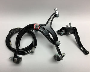 Dia Compe Components Old School BMX Brake Set Bike MX Brake Set Lever Cable Caliper Black