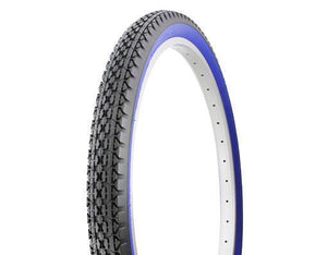 Duro Components Blue Wall Tires &quot; You Get 2 Per Purchase &quot; Duro 26"x2.125" Beach Cruiser Color Bicycle Tires