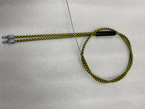 Hawkeye Cycles Components Checkers yellow Hawkeye Cable Rotor Checkers Yellow Lower Cable Fits All Lower