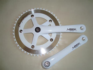Lasco Components White Lasco Original Crankset