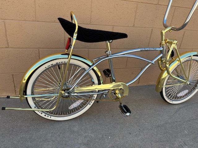 gold lowrider bicycle 20