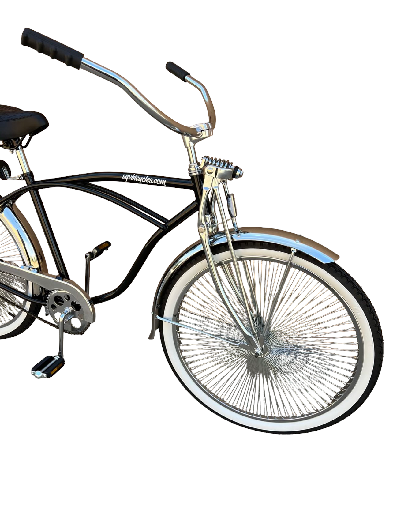 26 Lowrider Complete Bike Black Chrome Sgvbicycles SGV Bicycles