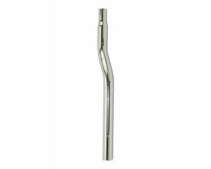 Lowrider Components 27.2mm / Chrome Old School Snake Bmx Seat Post 22.2mm, 25.4mm, 27.2 Outer Diameter 350mm