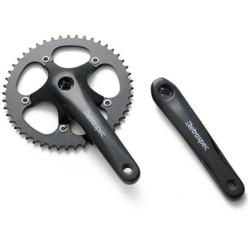 good crankset for fixed gear Retrospec Mantra Fixed-Gear/Single-Speed Crankset