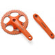 Retrospec Components,SGV Recommended Brands Orange / 44T Retrospec Mantra Fixed-Gear/Single-Speed Crankset