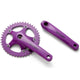 Retrospec Components,SGV Recommended Brands Purple / 44T Retrospec Mantra Fixed-Gear/Single-Speed Crankset