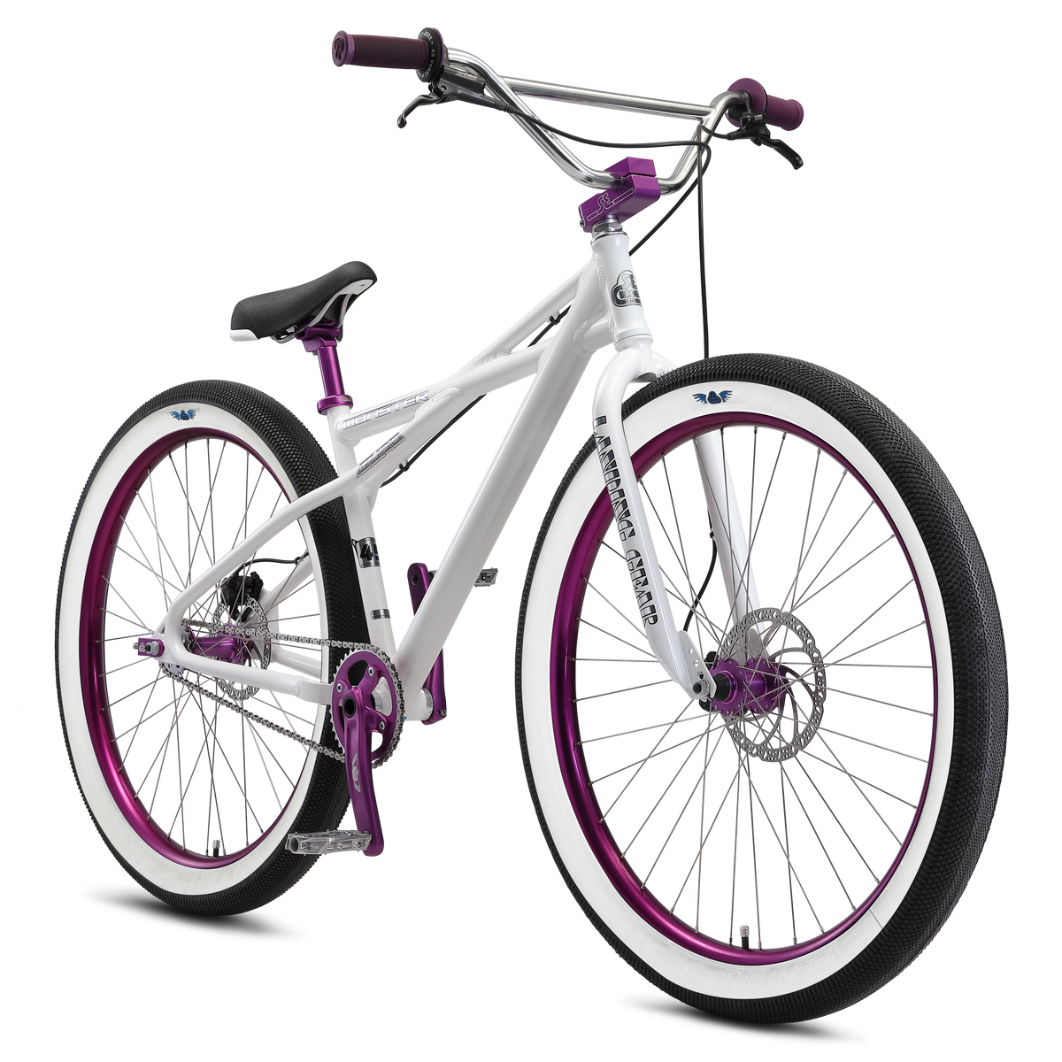 SE Bikes Monster Quad 29 BMX Bike Arctic White Sgvbicycles SGV Bicycles