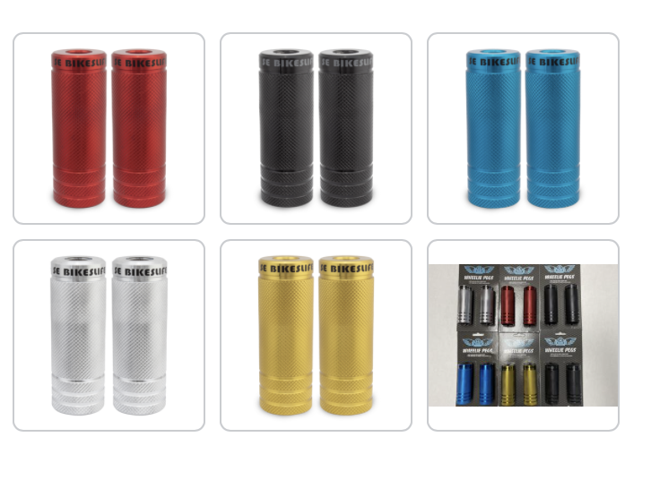 Wheelie bike online pegs