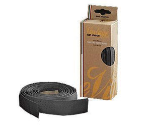 Selle San Marco Components Black Selle San Marco Vintage Leather Handlebar Tape
