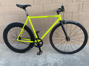 SGV Bicycles Bikes 55cm Sgvbicycles 4130 Chromoly Track Bike 55cm Neon Yellow