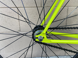 SGV Bicycles Bikes 55cm Sgvbicycles 4130 Chromoly Track Bike 55cm Neon Yellow Dropbar