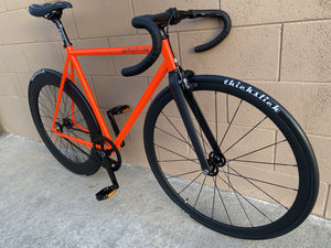 SGV Bicycles Bikes Sgvbicycles 4130 Chromoly Track Bike 55cm Orange Dropbar