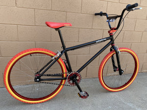 SGV Bicycles Bikes Sgvbicycles Pro OG Fire 26" BMX Cruiser in Black Red