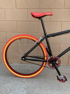 SGV Bicycles Bikes Sgvbicycles Pro OG Fire 26" BMX Cruiser in Black Red