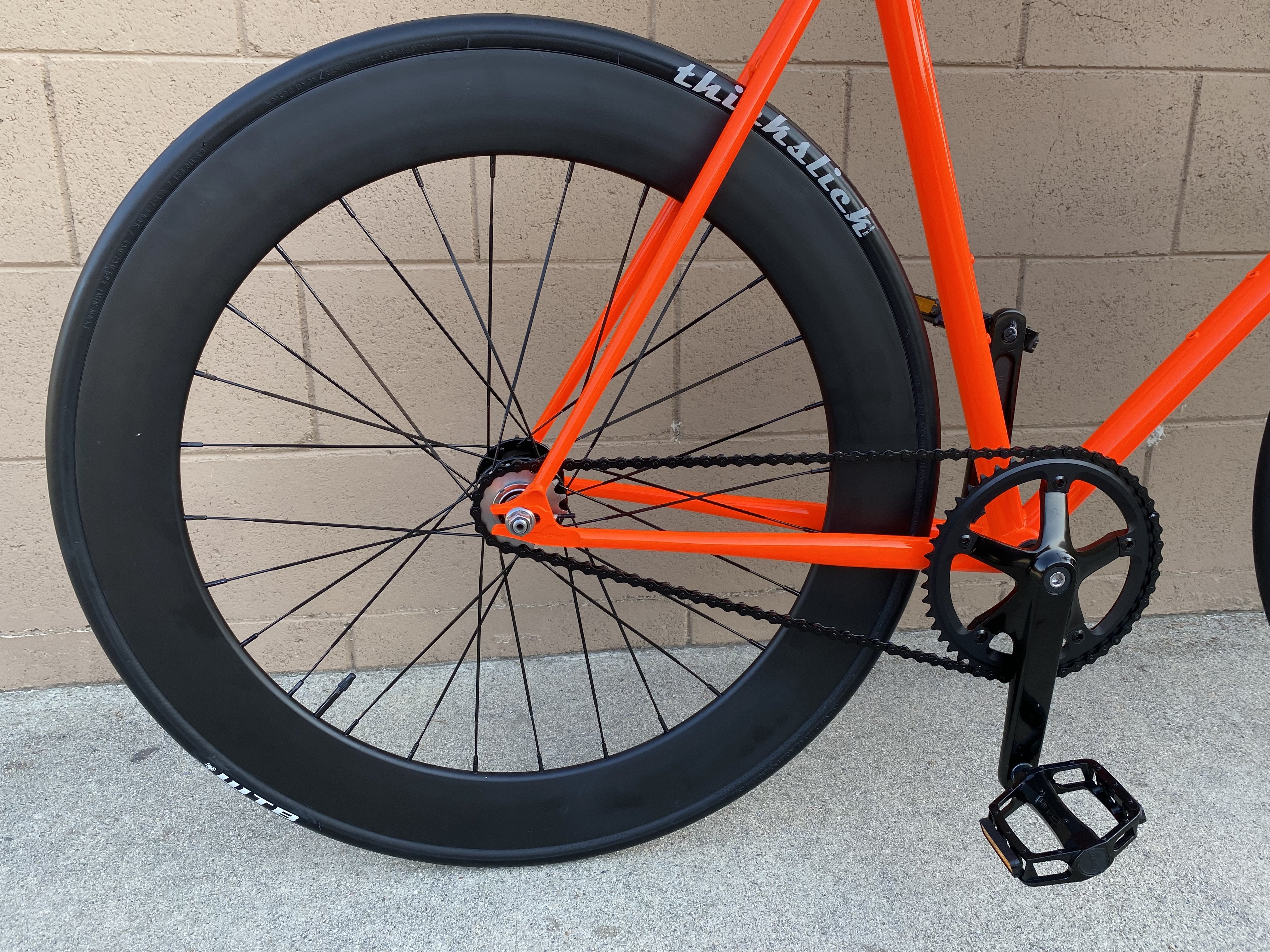 Sgvbicycles 4130 Chromoly Track Bike 55cm Orange