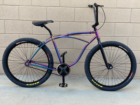 Sgvbicycles Abraham The Warrior 26 Klunker Bike Oil Slick Neo Chrome