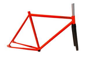 Sgvbicycles Bikes 55cm Sgvbicycles 4130 Chromoly Track Frameset 55cm Neon Orange