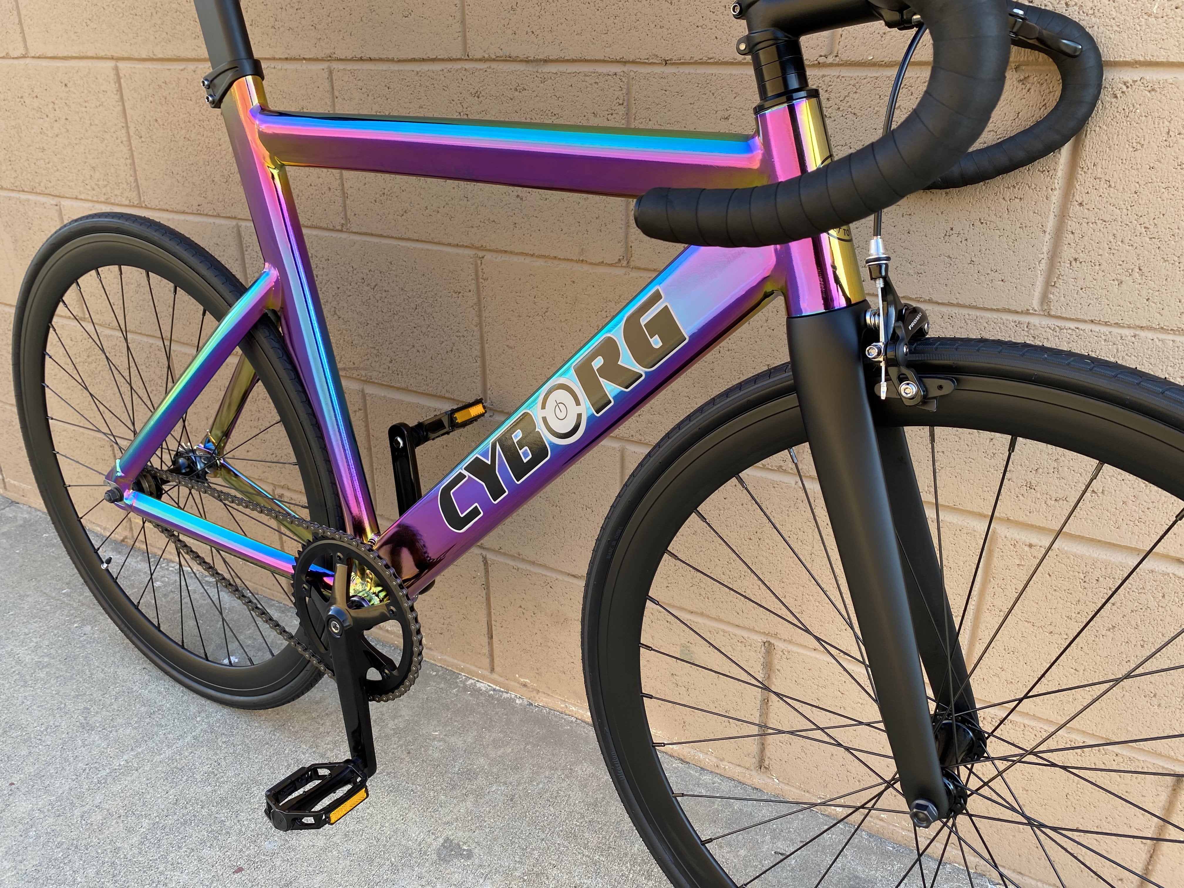 urban singlespeed bike Cyborg Urban Single Speed Track Bike With Drop Bars
