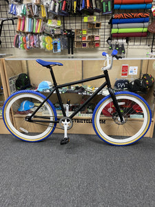 Sgvbicycles Bikes Matte Black / Blue Sgvbicycles Gunther 26" BMX Bike FGFS Black Blue Chromoly