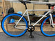 Sgvbicycles Bikes Sgvbicycles Irez Fixie Single Speed Bike White Blue
