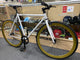 Sgvbicycles Bikes Sgvbicycles Irez Fixie Single Speed Bike White Gold