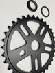 Sgvbicycles Components Hawkeye One Piece Alloy Chainring, 1/2 x 1/8", 33T, Black