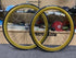 Durock 45MM Wheelset With ThickSlick Tires Gold