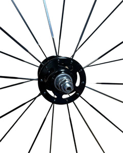 Sgvbicycles Wheels Matte Black Raptor Front Wheel 100X20 Deep-V Matte Black City, Road, Hybrid
