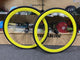 Sgvbicycles Wheels Yellow / 700c Durock Single Speed Fixie Flip-Flop Track Wheelset
