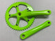 SHUN Components Neon Green Shun 48T 170mm Crankset Neon Green / Neon Yellow