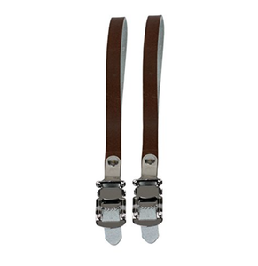 SunLite Components Brown Toe Straps Rd Leather