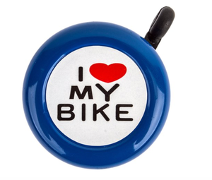 Uno Accessories Blue I Love My Bike Bell