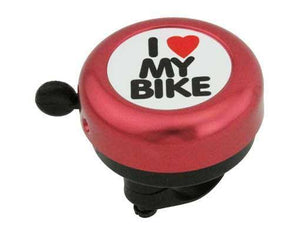 Uno Accessories Red I Love My Bike Bell