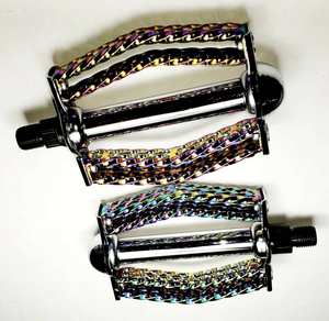 Double Square Twisted Round Pedals 1/2