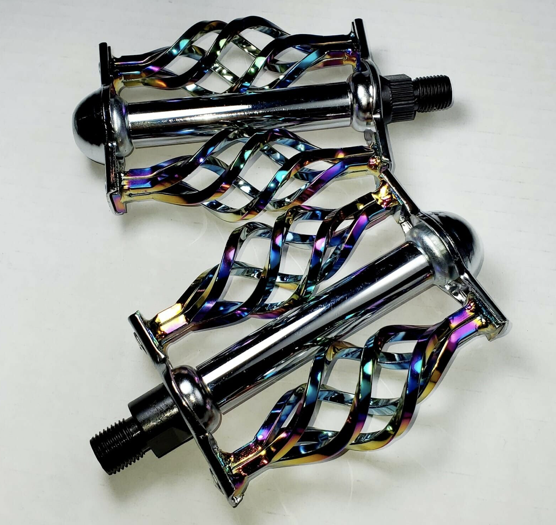 Chrome online bike pedals