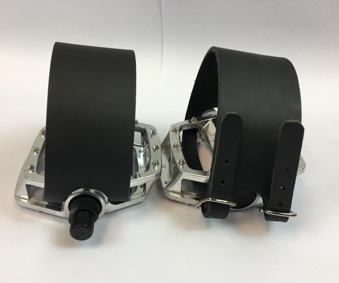 mks pedal straps Leather Foot Straps – SGV Bicycles