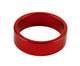 Uno Components Red 1 1/8 inch Black Aluminum Threadless Headset Spacer Spacers 10mm