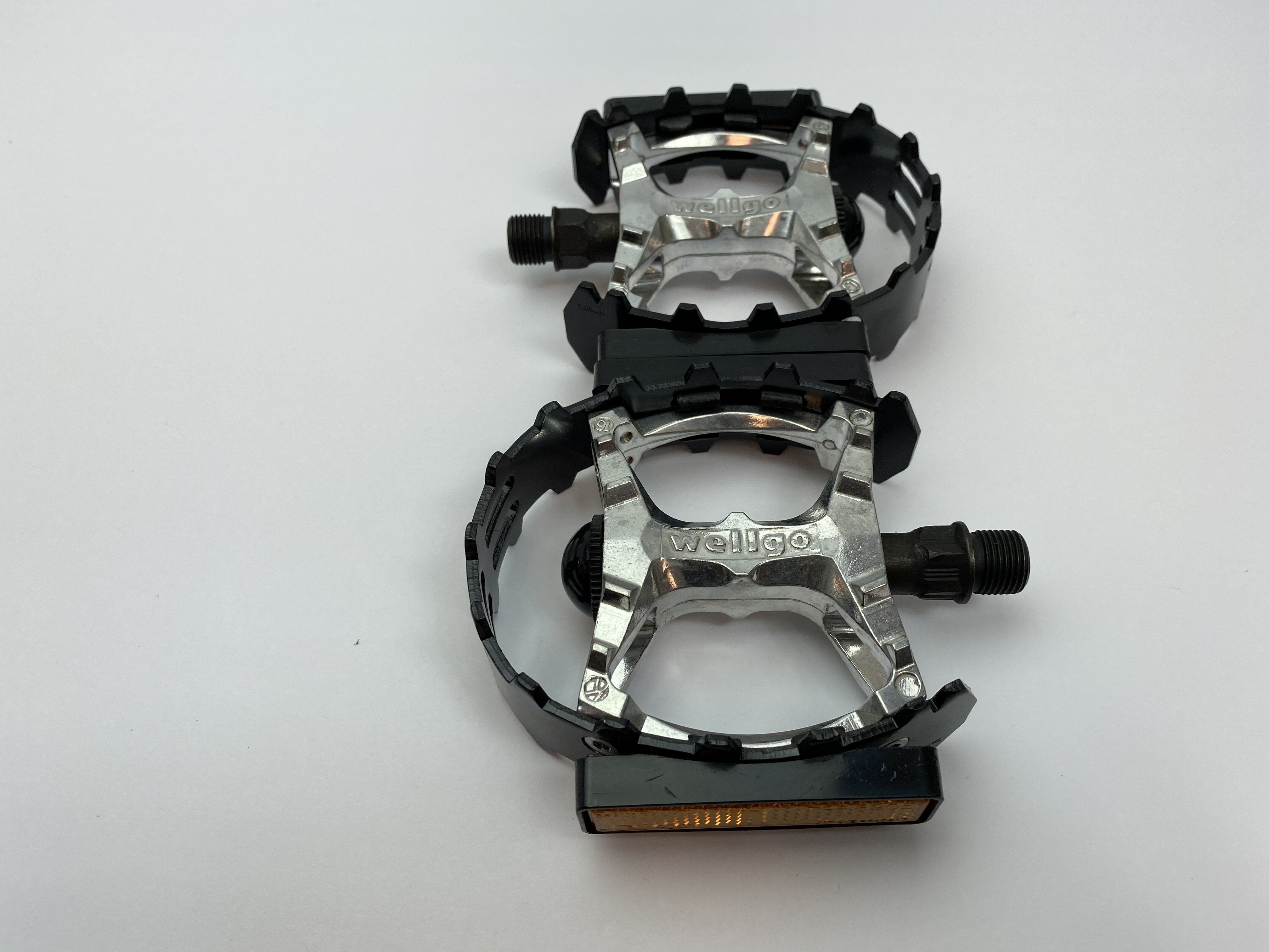 bear claw pedals Wellgo Bear Trap-alloy Cage Pedals -1/2-L/B Black