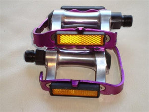 Wellgo Components Purple Wellgo Alloy 9/16 Pedals